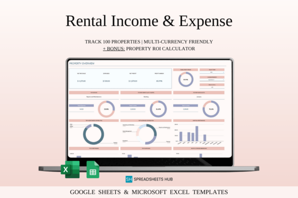 Download Rental Property Management Google Sheets - Rent Collection