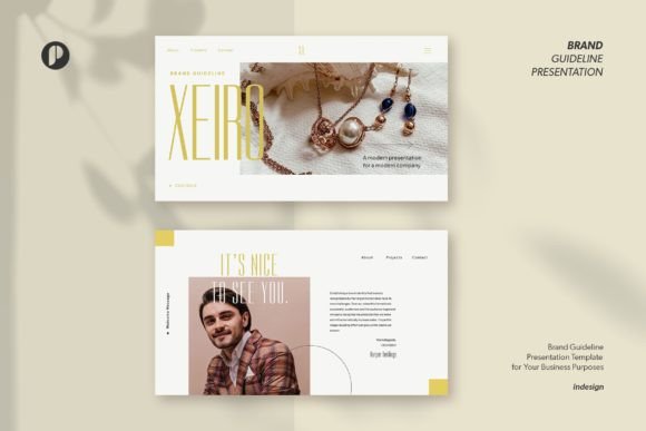 Download Brand Guideline InDesign Presentation - Presentation Collection