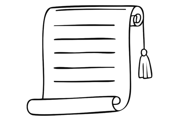 Download Diploma Academic Symbol Outline - Premium Resources
