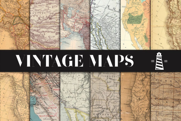 Download Vintage Maps Backgrounds - Map Collection