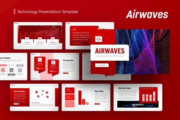Download Presentation Template - Airwaves - Presentation Collection