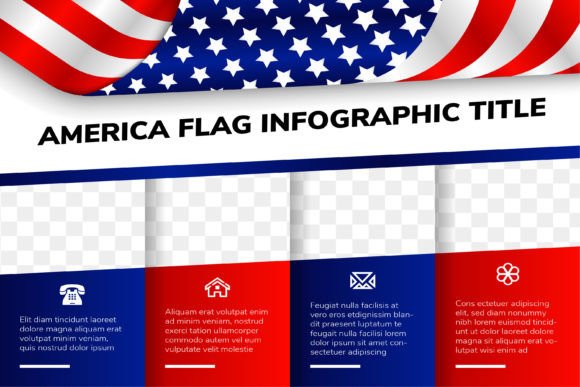 Download America Flag Infographic Poster - Infographic Collection