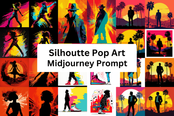 Download Ai Prompt for Silhouette Pop Art - Pop art Collection