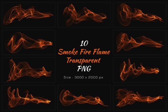Download 10 Smoke Fire Flame Transparent PNG - Rent Collection