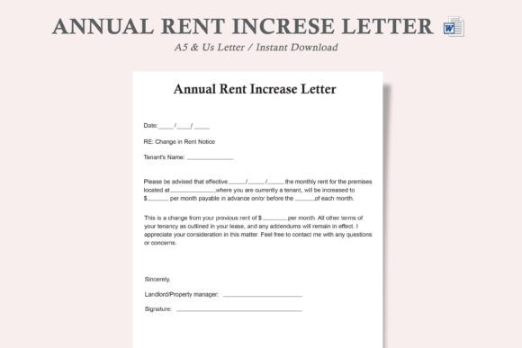 Download Rental Increase Notice - Rent Collection