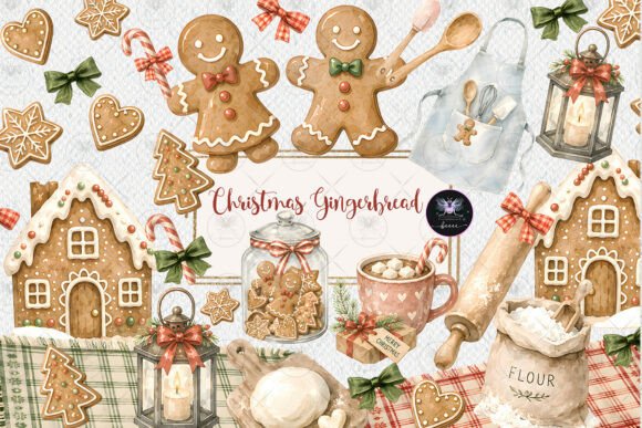 Download Gingerbread Bakery Christmas Clipart - Bread Collection