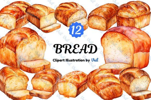 Download Bread Clipart Bundle - Bread Collection