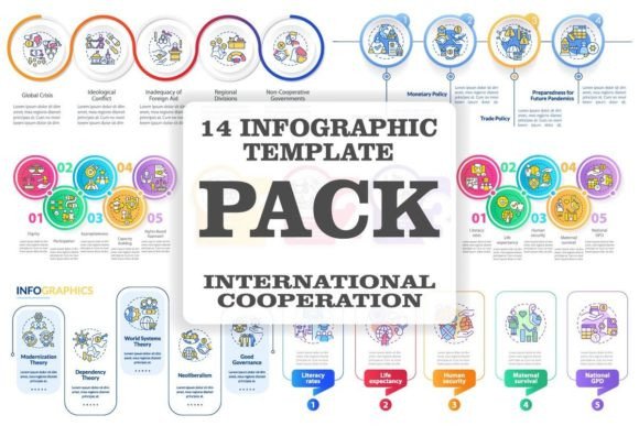 Download International Cooperation Infographics - Infographic Collection
